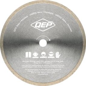 img 3 attached to 🔪 QEP 6-7006GLQ: 7-Inch Glass Tile Diamond Blade – Ultimate Precision for Wet Cutting, 7mm Rim Height, 5/8-Inch Arbor, 8730 Max RPM