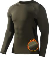 🔥 runhit men's thermal underwear set - long johns for men, thermal shirts and pants base layer - mens thermal underwear logo