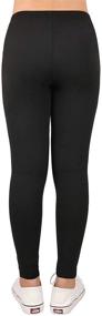 img 3 attached to 👖 Stylish HDE Girls Leggings Designs for Any Occasion - Perfect Length for Girls' Clothing