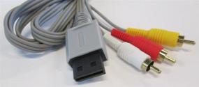 img 2 attached to Wii U AV Cable: Premium Composite Audio Video Cord for Nintendo Wii U (6 Feet 2 Pack)