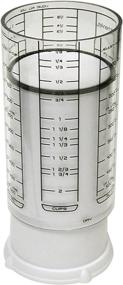 img 4 attached to KitchenArt 23401 2 Cup 🥄 Adjust-A-Cup: Versatile White Plastic Measuring Solution