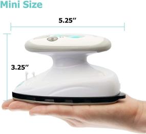 img 3 attached to 🔥 IIMII Mini Travel Steam Iron: Dual Voltage, Fast Heat Up & Powerful Steam