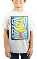 🐤 youth boys big bird sesame street shirt: authentic big bird apparel for young fans! logo