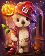 алмазная картина halloween numbers decor11 8 × 15 7 дюймов логотип