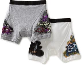 img 1 attached to 🦇 Fruit of the Loom Little Boys' Batman Extended Leg Briefs Prints (Pack of 2): Superhero-Inspired Underwear for Kids