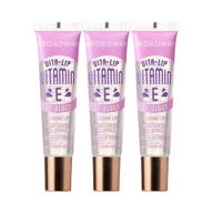 💄 broadway vita-lip clear lip gloss with vitamin e - set of 3, 0.47oz/14ml logo