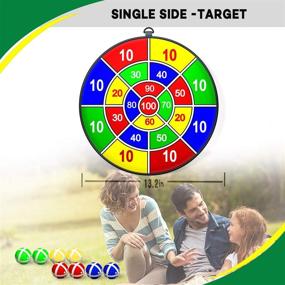 img 3 attached to 🎯 Lbsel Dart Board for Kids: Safe & Classic Toy Gift for Boys and Girls Ages 3 and Up (33.5cm)