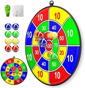 img 4 attached to 🎯 Lbsel Dart Board for Kids: Safe & Classic Toy Gift for Boys and Girls Ages 3 and Up (33.5cm)