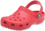 black crocs kids classic clogs: trendy boys' shoes and clogs & mules logo