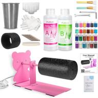 🎨 cup turner kit with epoxy resin: ultimate diy tools for tumbler crafting with mica, glitter powder, and spinner logo
