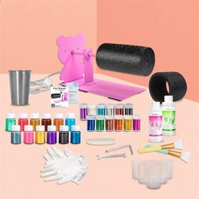 img 1 attached to 🎨 Cup Turner Kit with Epoxy Resin: Ultimate DIY Tools for Tumbler Crafting with Mica, Glitter Powder, and Spinner