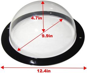 img 3 attached to XL Size BobbyPet Dog Fence Window with Clear View Dome - Peek Window for Dogs, Cats, Horses, and Children