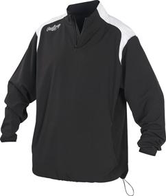 img 1 attached to Rawlings Unisex Baseball Quarter Sleeve Apparel for Boys, including Jackets & Coats