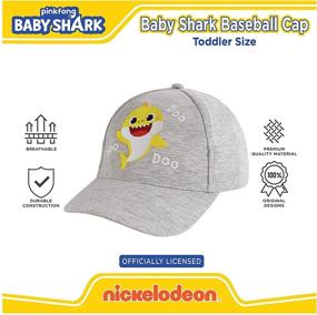 img 1 attached to 🦈 Pinkfong Shark Toddler Baseball Accessories for Boys