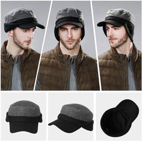 img 3 attached to Earflap Military Hunting Weather Baseball Outdoor Recreation for Outdoor Clothing