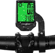 🚴 cyclespeed wireless bike computer waterproof speedometer odometer, smart sensor lcd backlight display, automatic wake-up, 18 functions, extension bracket; ideal for mtb road cycling logo