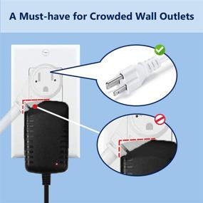 img 1 attached to 💡 Compact Power Strip with USB Ports - BULL Power Strip with 3 AC Outlets and 3 USB Ports, 5ft Extension Cord, Ideal Desktop Charging Station for Home & Office Use