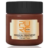 💆 purc 5-second magical hair treatment mask, 120ml - repairs damaged hair root, hair tonic with keratin - scalp & hair treatment logo