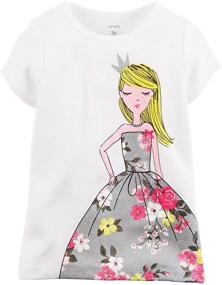 img 1 attached to 👕 Графическая детская одежда для девочек от Carter's Little Girls