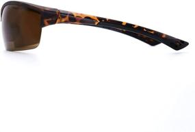 img 2 attached to 🕶️ VITENZI Bifocal Sunglasses TR90 Semi Rimless Sports Wraparound Readers – Tortoise 2.00: Perfect for Reading Under the Chieti Sun