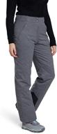 warm and stylish: mountain warehouse sub zero womens ski trousers - winter ladies pants логотип