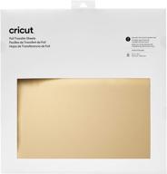 🎨 листы трансфера cricut gold foil (упаковка из 8 штук) - премиум для ремесленных проектов логотип