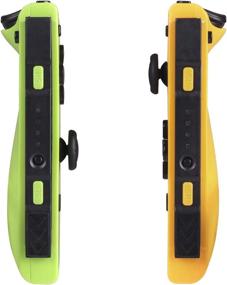 img 2 attached to BESTSELLER2888 Nintendo Switch Joy Con Controller Replacement - Left and Right Controllers (Yellow/Green)