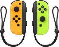 bestseller2888 nintendo switch joy con controller replacement - left and right controllers (yellow/green) логотип