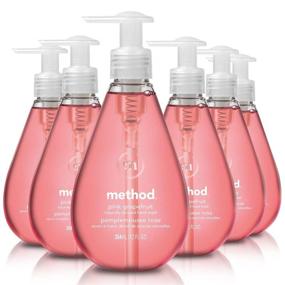 img 4 attached to Method Pink Grapefruit Gel Hand Soap - 12 oz (Pack of 6), Varying Packaging