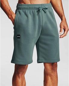 img 4 attached to 🩳 Премиум комфорт и стиль: Шорты Under Armour Men's Rival Fleece