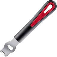 🍋 westmark gallant zester: efficient citrus zesting tool, 6.5 x 0.8 x 1.1, red/black logo