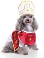 🐶 pope dog costume: dress your pooch in holy pope halloween attire - size s логотип