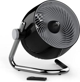 img 4 attached to Vornado Pivot6 Air Circulator Fan - Powerful Whole Room Cooling, 4 Speeds, Remote Control, Efficient Rotating Axis