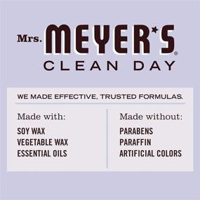 img 1 attached to 🕯️ Свеча из сои Mrs. Meyers Clean Day с ароматом лаванды - время горения 12 часов, изготовлена из соевого воска и эфирных масел - 2,9 унции