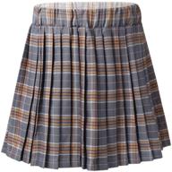 freebily's elegant pleated uniform bowknot girls' skirts & skorts: classic style for stylish comfort logo