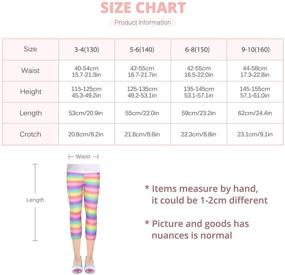 img 3 attached to ZukoCert Leggings Stretch Printing 9XGXA_65 Girls' Clothing for Leggings