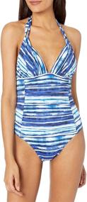 img 2 attached to Blanca Womens Halter Swimsuit Swirlin