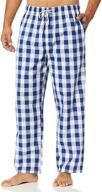 👖 nautica cotton elastic waistband pajama: stylish men's attire for sleeping & lounging logo