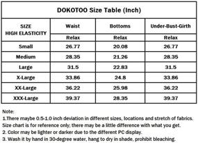 img 3 attached to 👙 Dokotoo Women's Strappy Swimsuits Blouson - Swimwear, Clothing, and Cover Ups