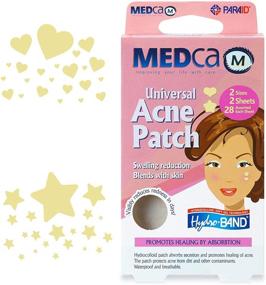 img 4 attached to 🌟 MEDca Acne Patch - (Pack of 56) Pimple Spot Treatment Hydrocolloid Bandages Absorbing Zit Cover Dots, Heart And Star Shapes: The Ultimate Solution for Clear Skin