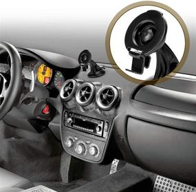 img 1 attached to 🗺️ YiePhiot Garmin GPS Mount with Universal Suction Cup Connection - Accessories Bracket Cradle Holder Compatible with Garmin Nuvi 2577LT, 42LM, 44, 52LM, 54, 55LMT, 56, 2457, 2497