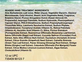 img 1 attached to 💦 Познайте Caren Original Seaside Hand Treatment - Увлажняющий уход и успокаивающее облегчение в бутылке объемом 12 жидких унций!