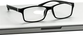 img 1 attached to 👓 Enhance Your Computer Reading Experience with 9601HP -2-Black-1.50 Computer Reading Glasses