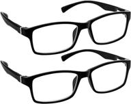 👓 enhance your computer reading experience with 9601hp -2-black-1.50 computer reading glasses logo