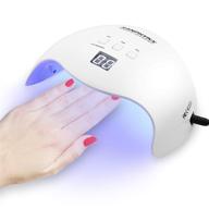 💅 nail dryer, ranphykx 48w gel uv led nail lamp with 3 timers & sensor- 21pcs led gel machine for manicure and pedicure | relieve burning sensation logo