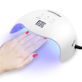 img 4 attached to 💅 Nail Dryer, Ranphykx 48W Gel UV LED Nail Lamp with 3 Timers & Sensor- 21pcs LED Gel Machine for Manicure and Pedicure | Relieve Burning Sensation