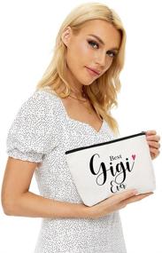 img 3 attached to 🎁 Top Gigi Makeup Bag - Birthday, Christmas, New Gigi, Funny Grandma Gifts - Granddaughter, Grandson - Grandmother Gifts, New Grandma - Christmas Gifts for Gigi