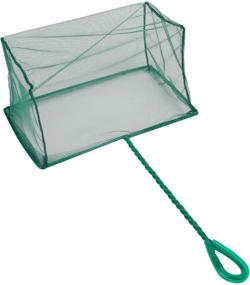 img 3 attached to 🐠 Pawfly 8-Inch Fine Mesh Aquarium Fish Net with 10.5-Inch Plastic Handle - Green