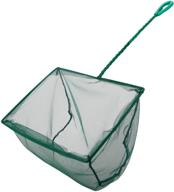 🐠 pawfly 8-inch fine mesh aquarium fish net with 10.5-inch plastic handle - green логотип