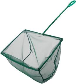 img 4 attached to 🐠 Pawfly 8-Inch Fine Mesh Aquarium Fish Net with 10.5-Inch Plastic Handle - Green